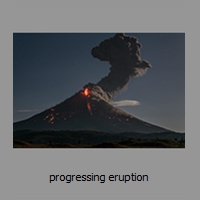 progressing eruption